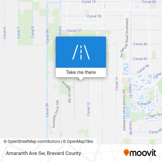 Mapa de Amaranth Ave Sw