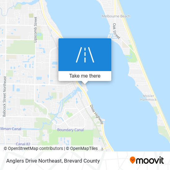 Anglers Drive Northeast map