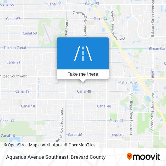 Mapa de Aquarius Avenue Southeast
