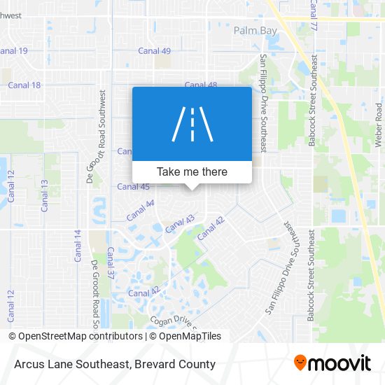 Mapa de Arcus Lane Southeast