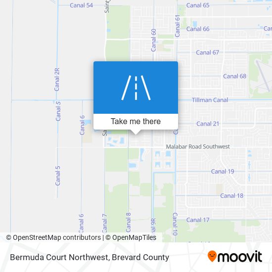 Mapa de Bermuda Court Northwest