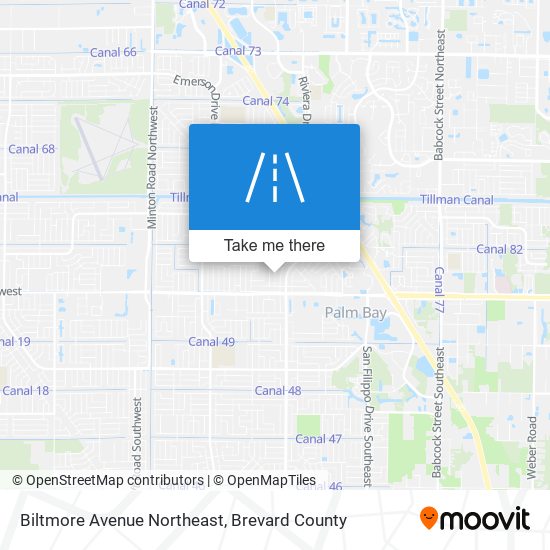 Mapa de Biltmore Avenue Northeast