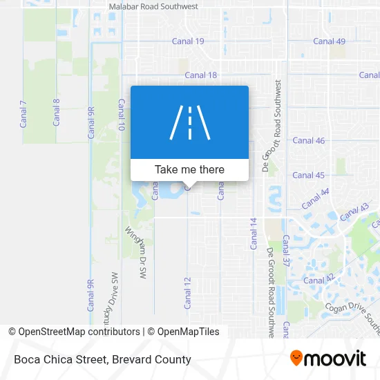 Boca Chica Street map