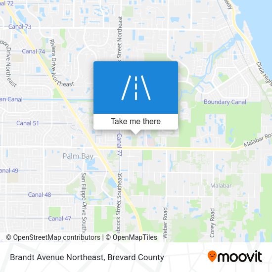 Mapa de Brandt Avenue Northeast