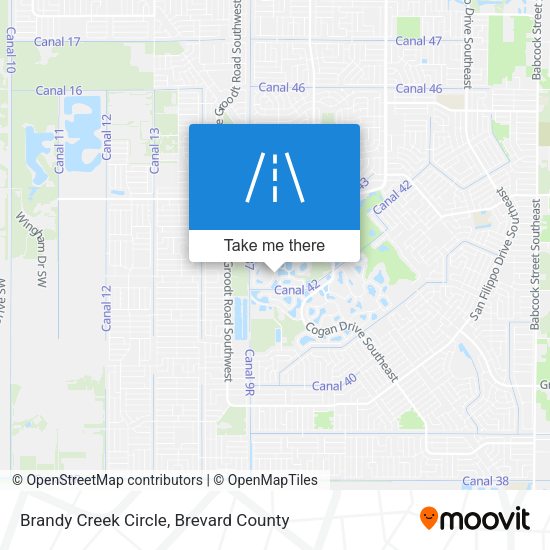 Mapa de Brandy Creek Circle