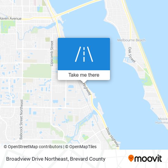 Broadview Drive Northeast map