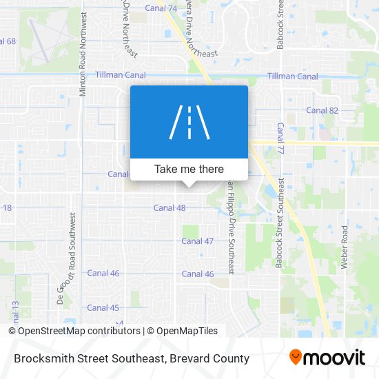 Mapa de Brocksmith Street Southeast