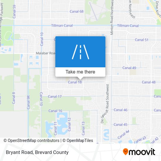Mapa de Bryant Road