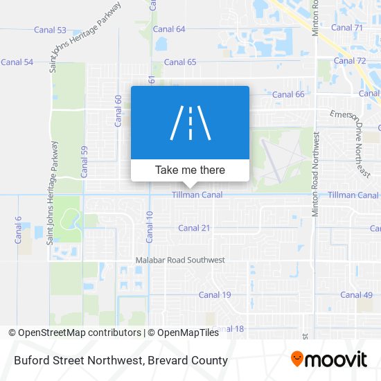 Buford Street Northwest map