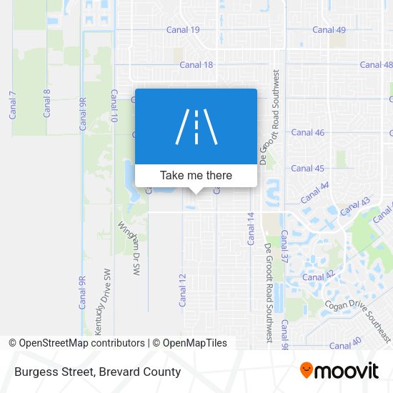 Burgess Street map