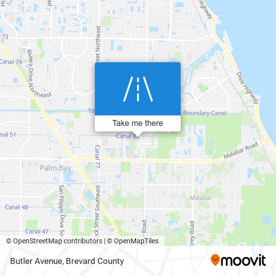 Mapa de Butler Avenue