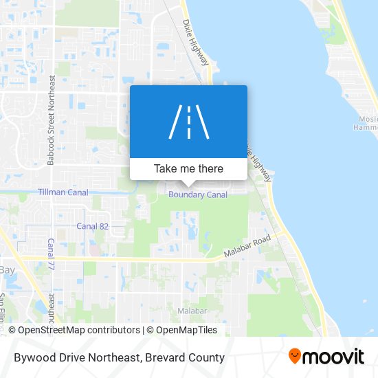 Mapa de Bywood Drive Northeast