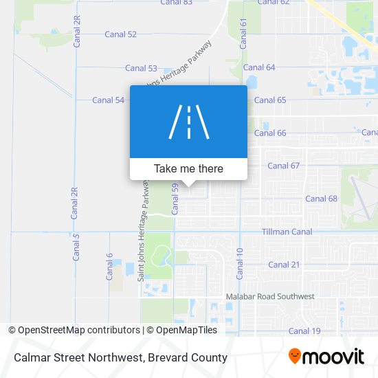 Mapa de Calmar Street Northwest