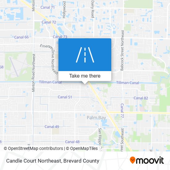 Candle Court Northeast map