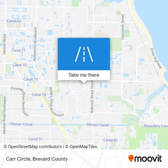 Carr Circle map