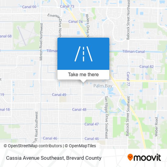 Cassia Avenue Southeast map