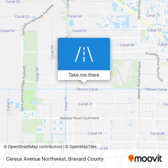 Mapa de Cereus Avenue Northwest