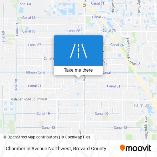 Mapa de Chamberlin Avenue Northwest