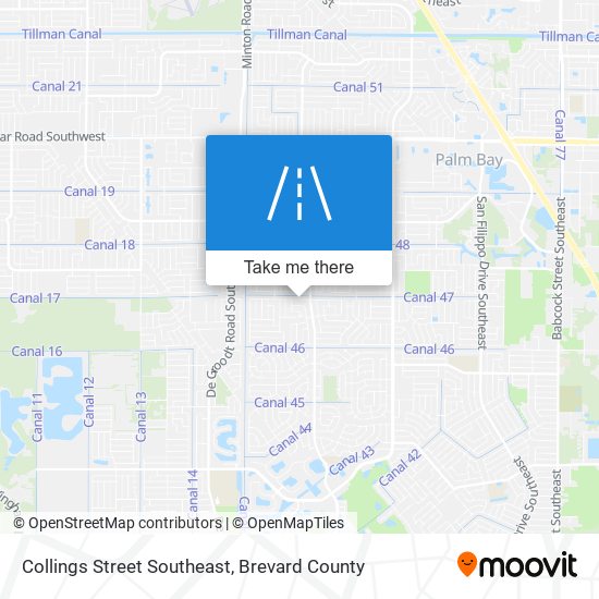 Mapa de Collings Street Southeast