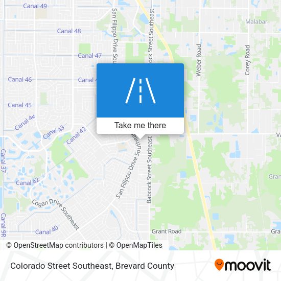 Colorado Street Southeast map