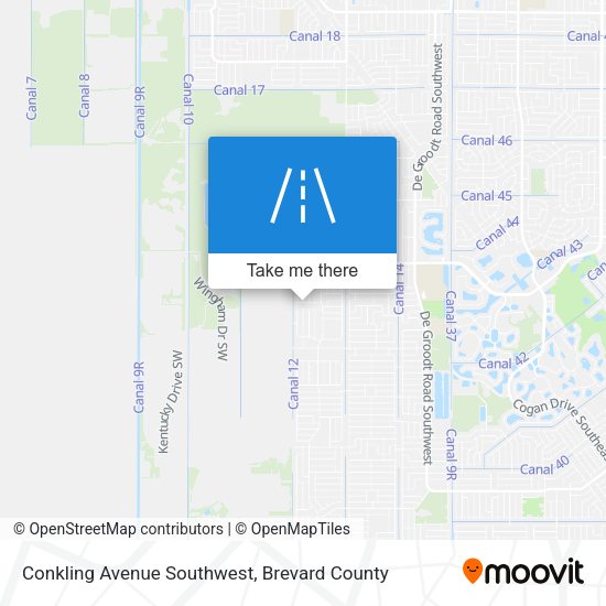 Conkling Avenue Southwest map
