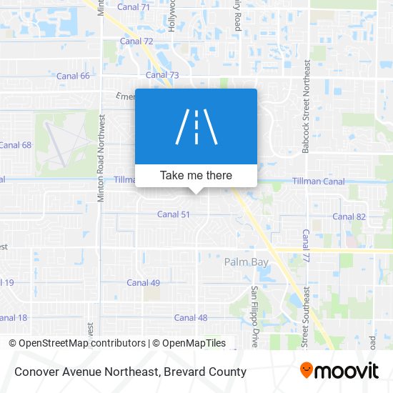 Conover Avenue Northeast map