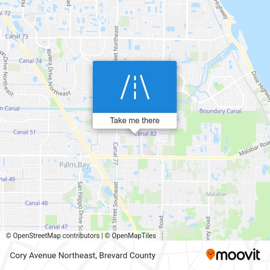 Mapa de Cory Avenue Northeast