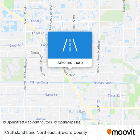 Mapa de Craftsland Lane Northeast