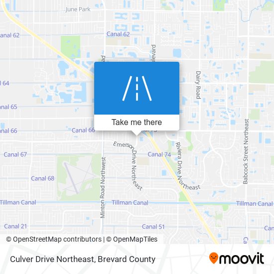 Mapa de Culver Drive Northeast