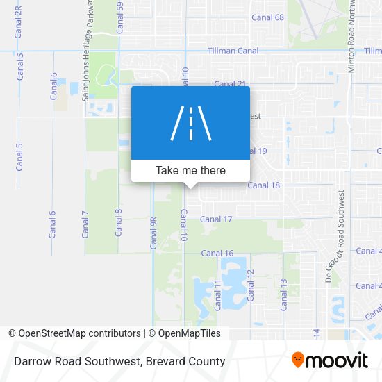 Mapa de Darrow Road Southwest