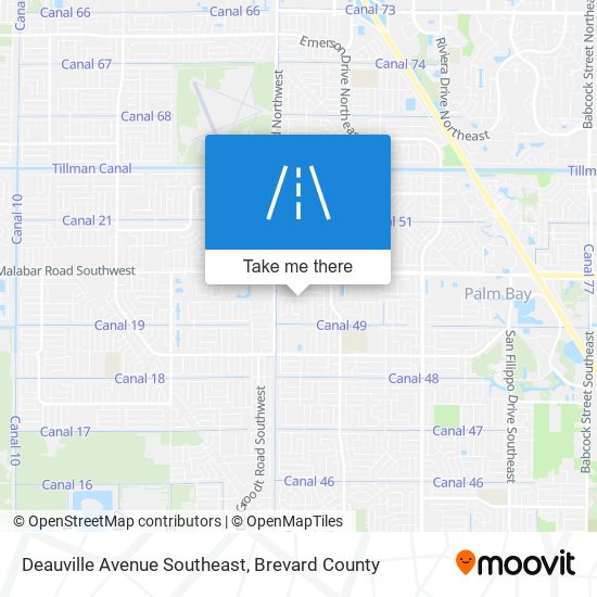 Deauville Avenue Southeast map