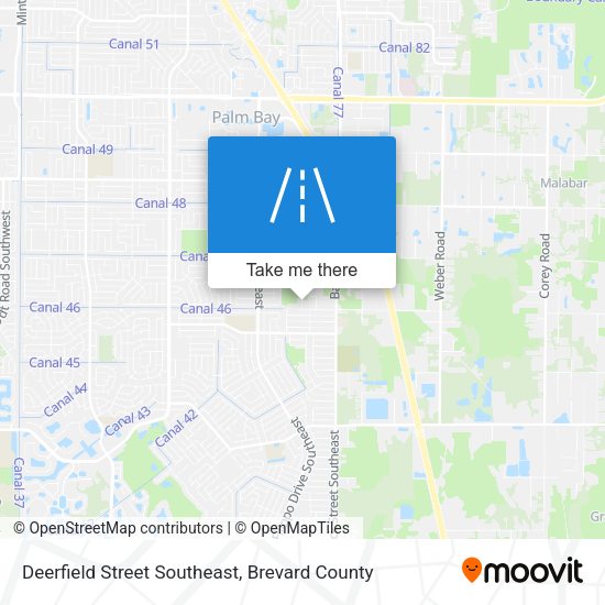 Deerfield Street Southeast map