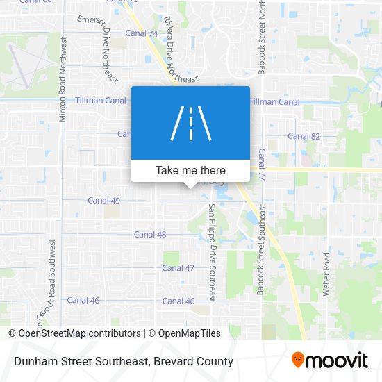 Dunham Street Southeast map