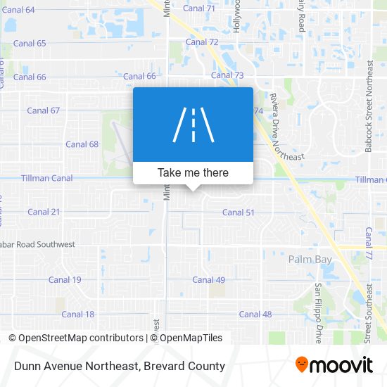 Mapa de Dunn Avenue Northeast