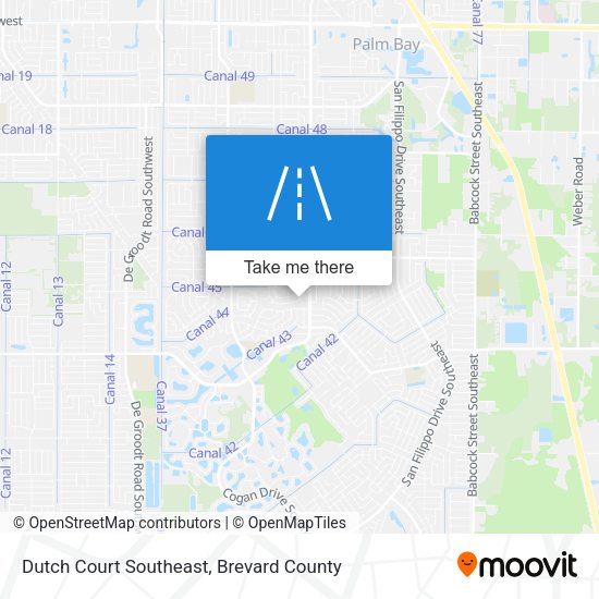 Dutch Court Southeast map