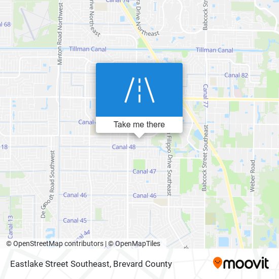 Eastlake Street Southeast map