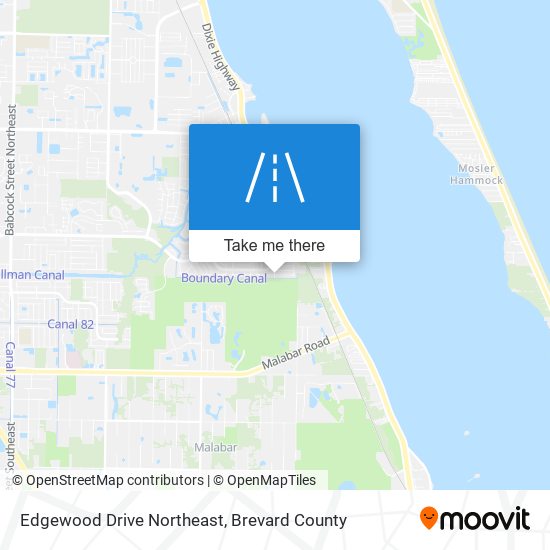 Mapa de Edgewood Drive Northeast