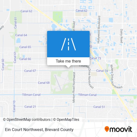 Mapa de Ein Court Northwest