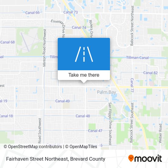 Fairhaven Street Northeast map