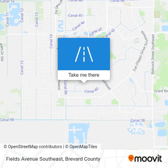 Fields Avenue Southeast map