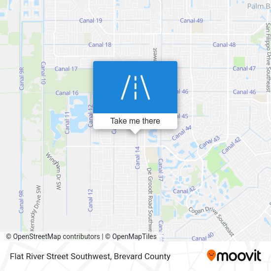 Mapa de Flat River Street Southwest