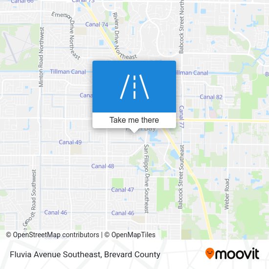 Fluvia Avenue Southeast map