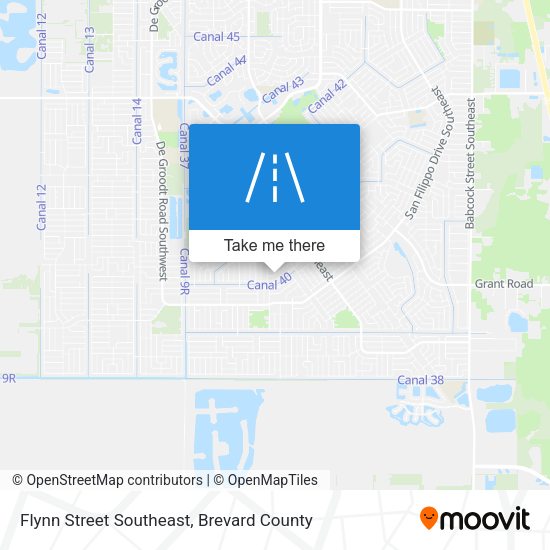 Mapa de Flynn Street Southeast