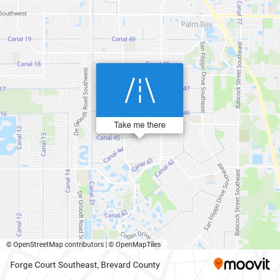 Mapa de Forge Court Southeast