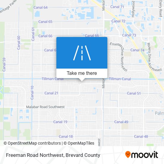 Mapa de Freeman Road Northwest