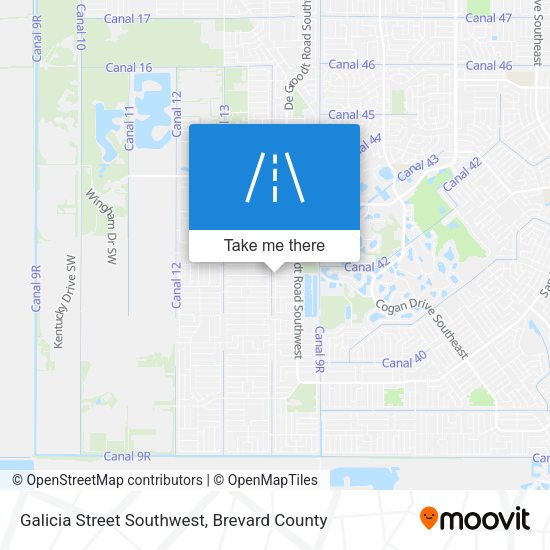 Galicia Street Southwest map