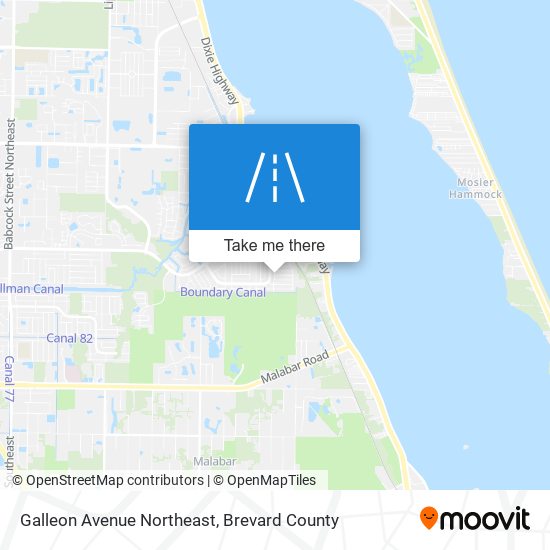 Galleon Avenue Northeast map