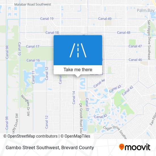 Gambo Street Southwest map