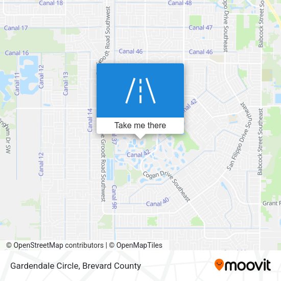 Gardendale Circle map