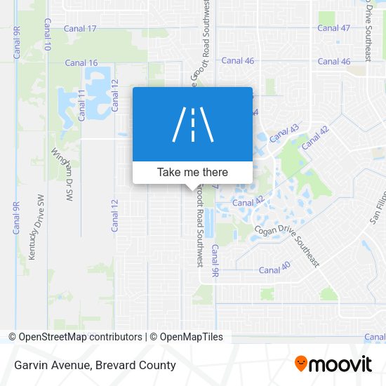 Garvin Avenue map